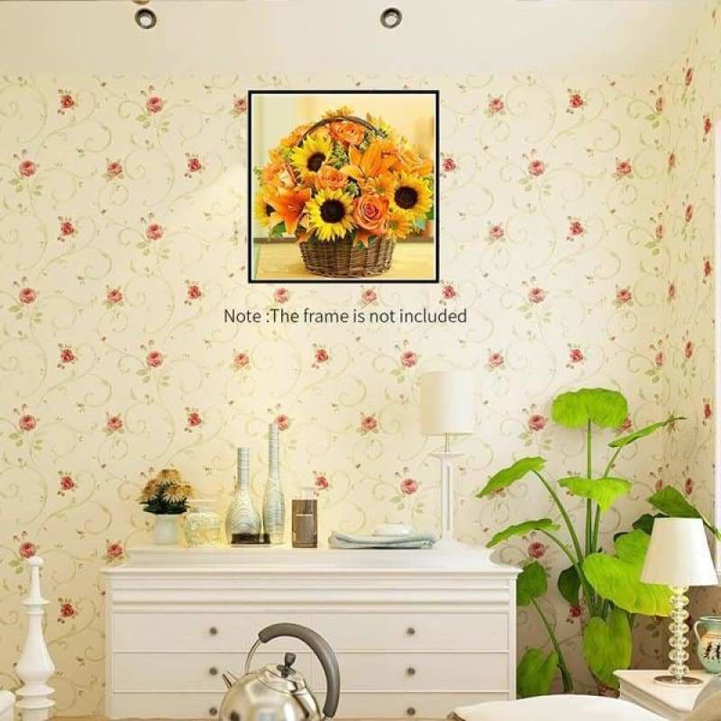 New Hot Sale Gift Card Yellow Sunflower Full Drill - 5D Diy 