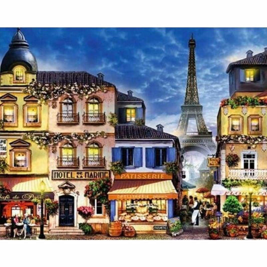 New Hot Sale Landscape Eiffel Tower Full Drill - 5D Diy