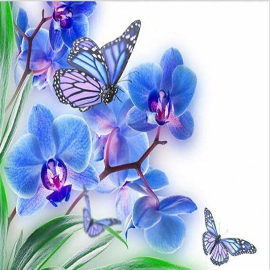 New Hot Sale Popular Flower Butterfly Full Drill - 5D Diy