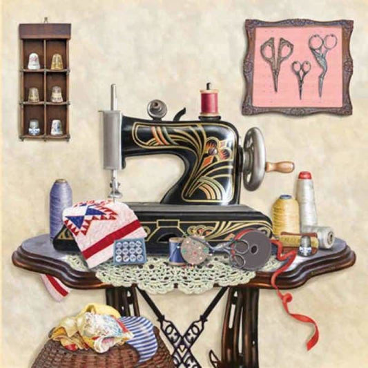 New Hot Sale Sewing Machine Pattern Full Drill - 5D Diamond