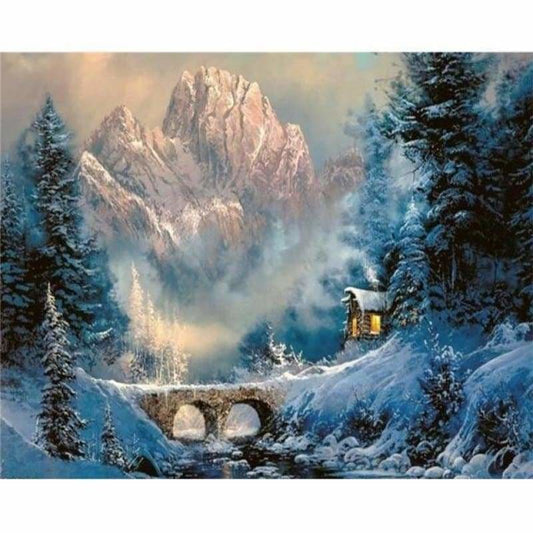 New Hot Sale Wall Decor Landscape Nature Mountain Full Drill