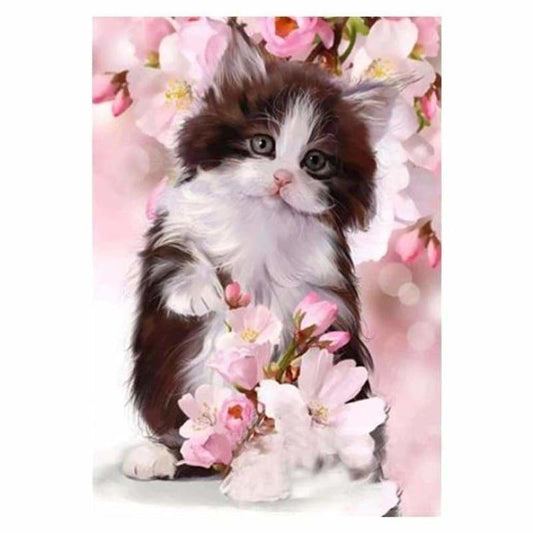 New Oil Painting Style Cat Full Drill - 5D Diy Diamond