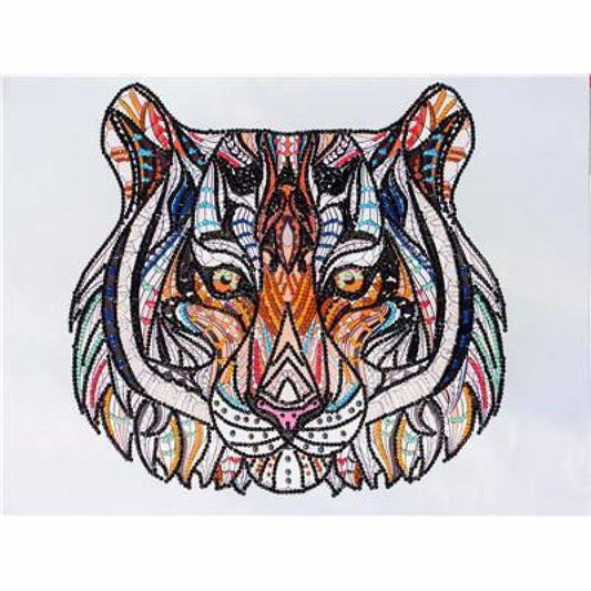 New Special Tiger Pattern Full Drill - 5D Diy Diamond