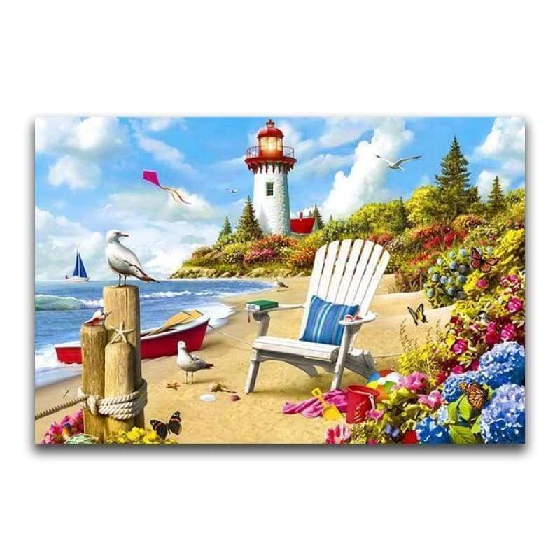 Full Drill - 5D Diamond Painting Kits Summer Beach life - NEEDLEWORK KITS