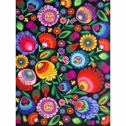 Rhinestone Art Abstract Pattern Full Drill - 5D Diy Crystal