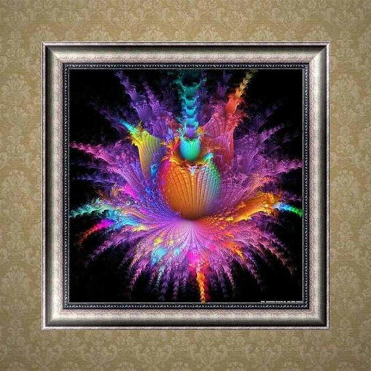 Rhinestone Art Abstract Pattern Full Drill - 5D Diy Crystal