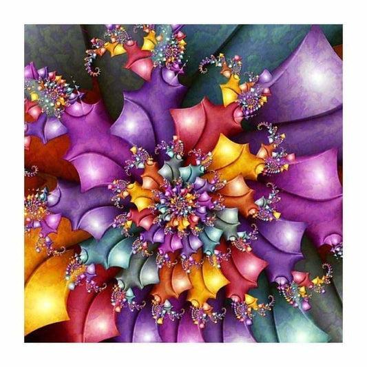 Rhinestone Art Abstract Pattern Full Drill - 5D Diy Crystal