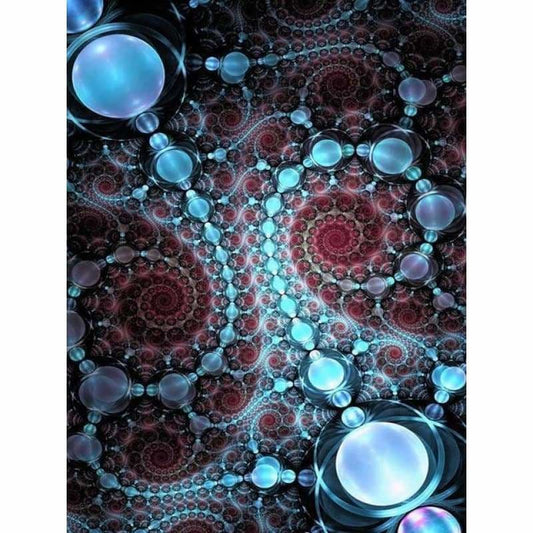 Rhinestone Art Abstract Pattern Full Drill - 5D Diy Crystal