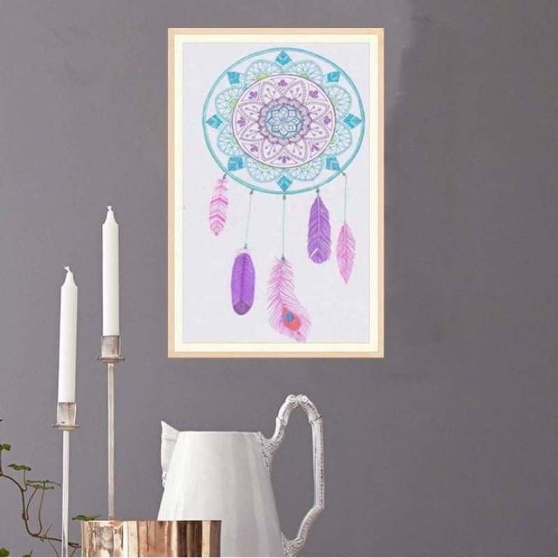 Full Drill - 5D DIY Diamond Painting Kits Dream Catcher Feathers - NEEDLEWORK KITS