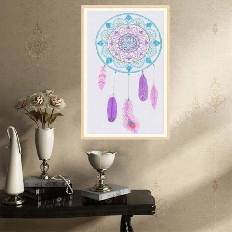 Full Drill - 5D DIY Diamond Painting Kits Dream Catcher Feathers - NEEDLEWORK KITS