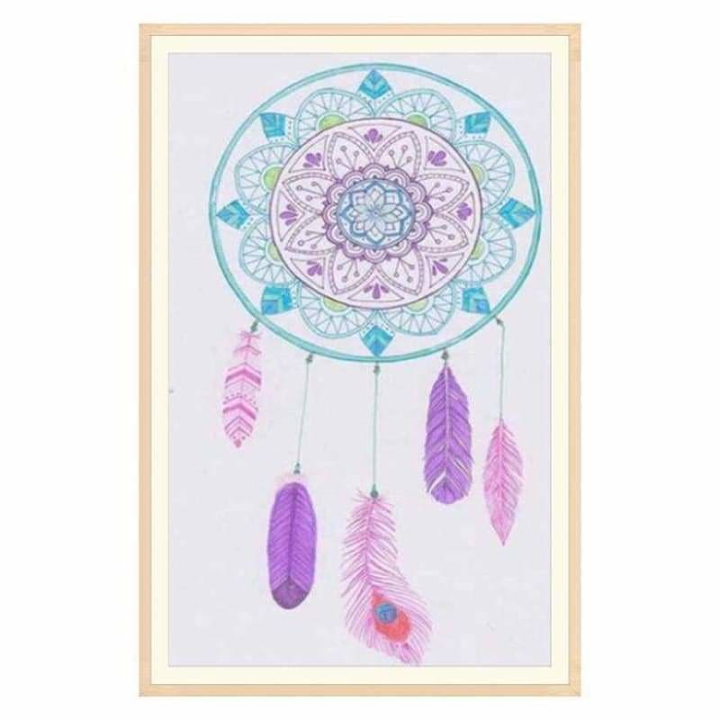 Full Drill - 5D DIY Diamond Painting Kits Dream Catcher Feathers - NEEDLEWORK KITS