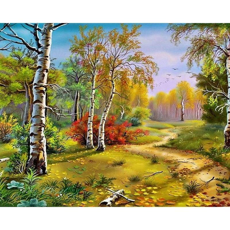 Scenery artwork 04- Full Drill Diamond Painting - NEEDLEWORK KITS