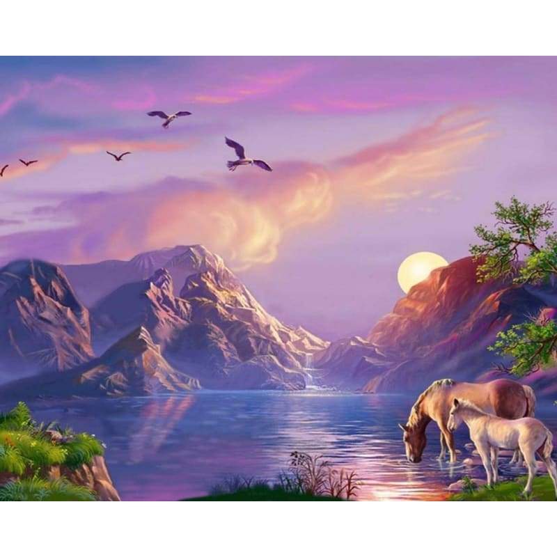 Scenery artwork 05- Full Drill Diamond Painting - NEEDLEWORK KITS