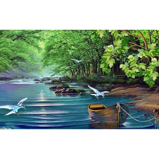 Scenery artwork 07- Full Drill Diamond Painting - NEEDLEWORK KITS