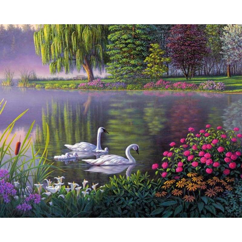 Scenery artwork 11- Full Drill Diamond Painting - NEEDLEWORK KITS