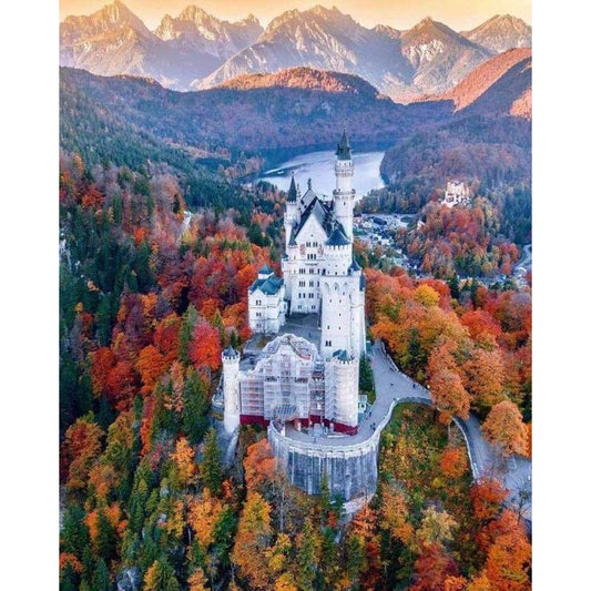 Schwangau, Germany- Full Drill Diamond Painting - NEEDLEWORK KITS