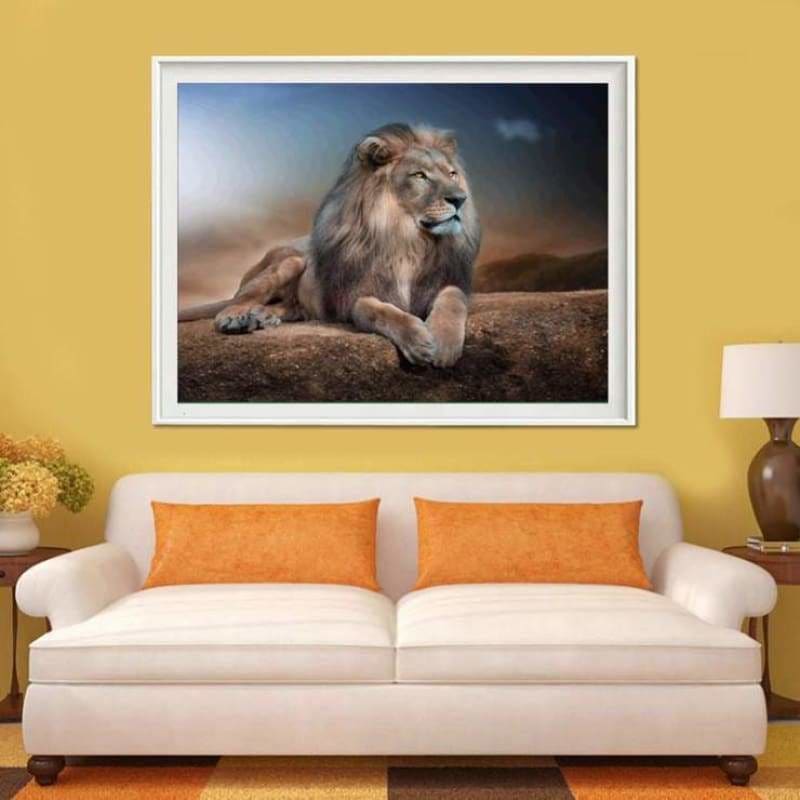 Special Animal Lion Portrait Full Drill - 5D Diy Diamond 