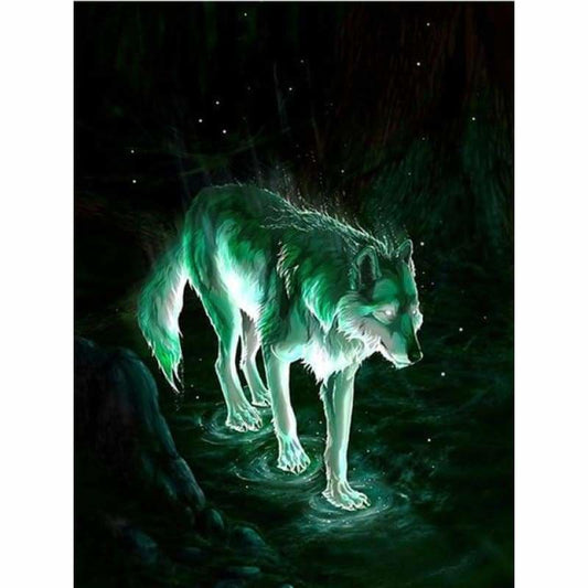 Special Cheap Cool Wolf Picture Full Drill - 5D Diy Diamond 