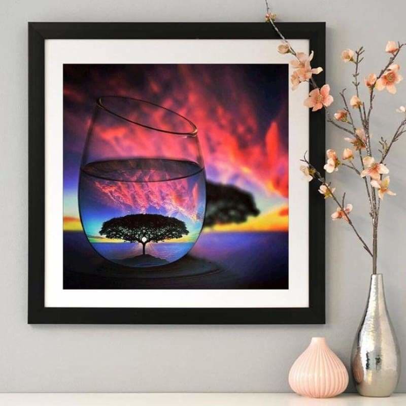 Special Colorful Dream Bottles Sunset Full Drill - 5D Diy 