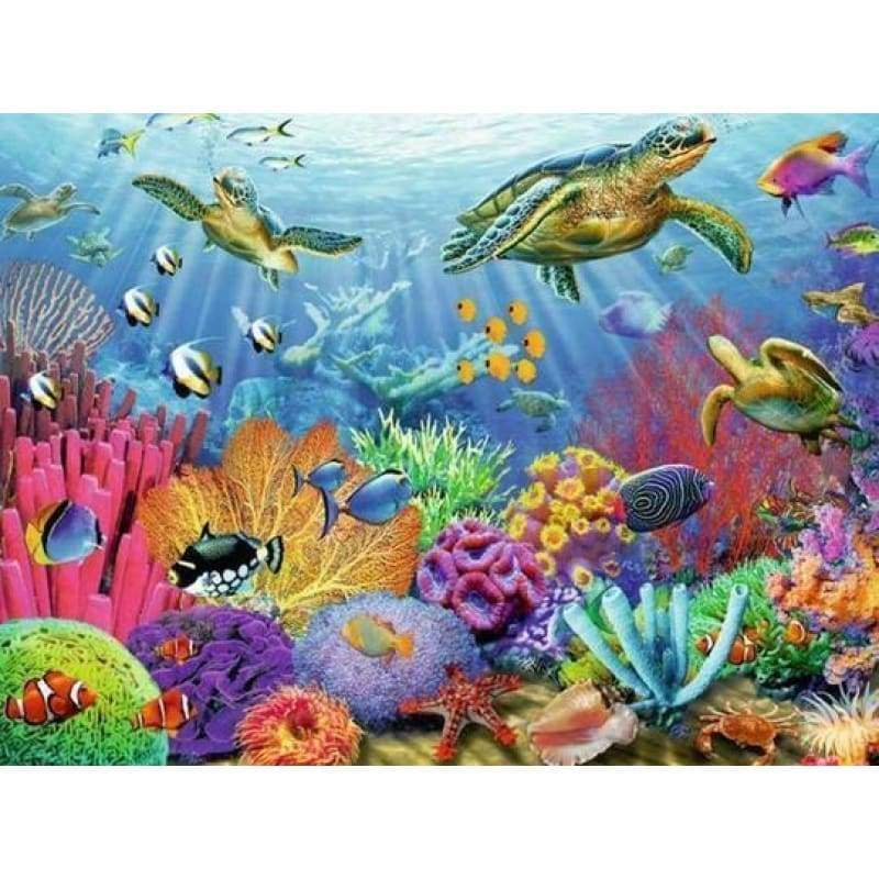 Under the Sea (2)- Full Drill Diamond Painting - NEEDLEWORK KITS