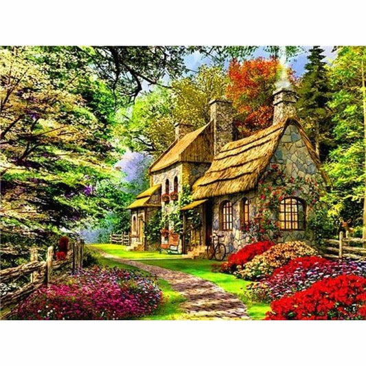 Village Cottage - NEEDLEWORK KITS