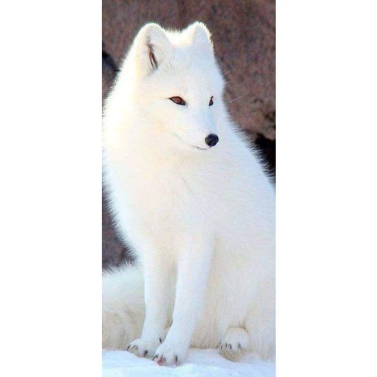 White Fox- Full Drill Diamond Painting - Special Order -